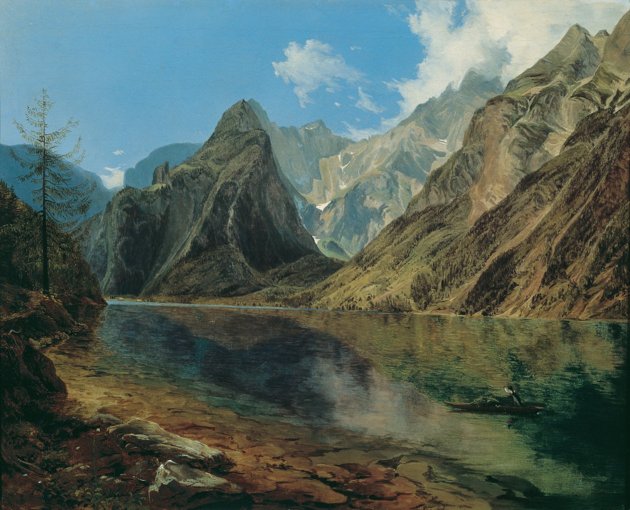 Königssee مع Watzmann بواسطة Adalbert Stifter