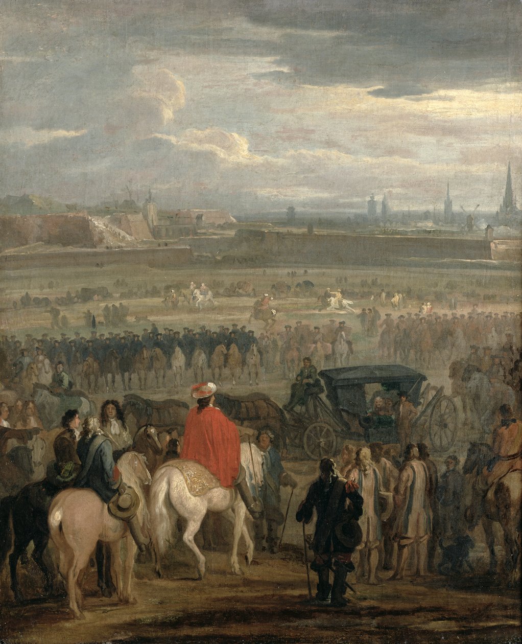 استسلام قلعة كامبراي ، 18 أبريل 1677 ، حوالي 1678 بواسطة Adam Frans van der Meulen