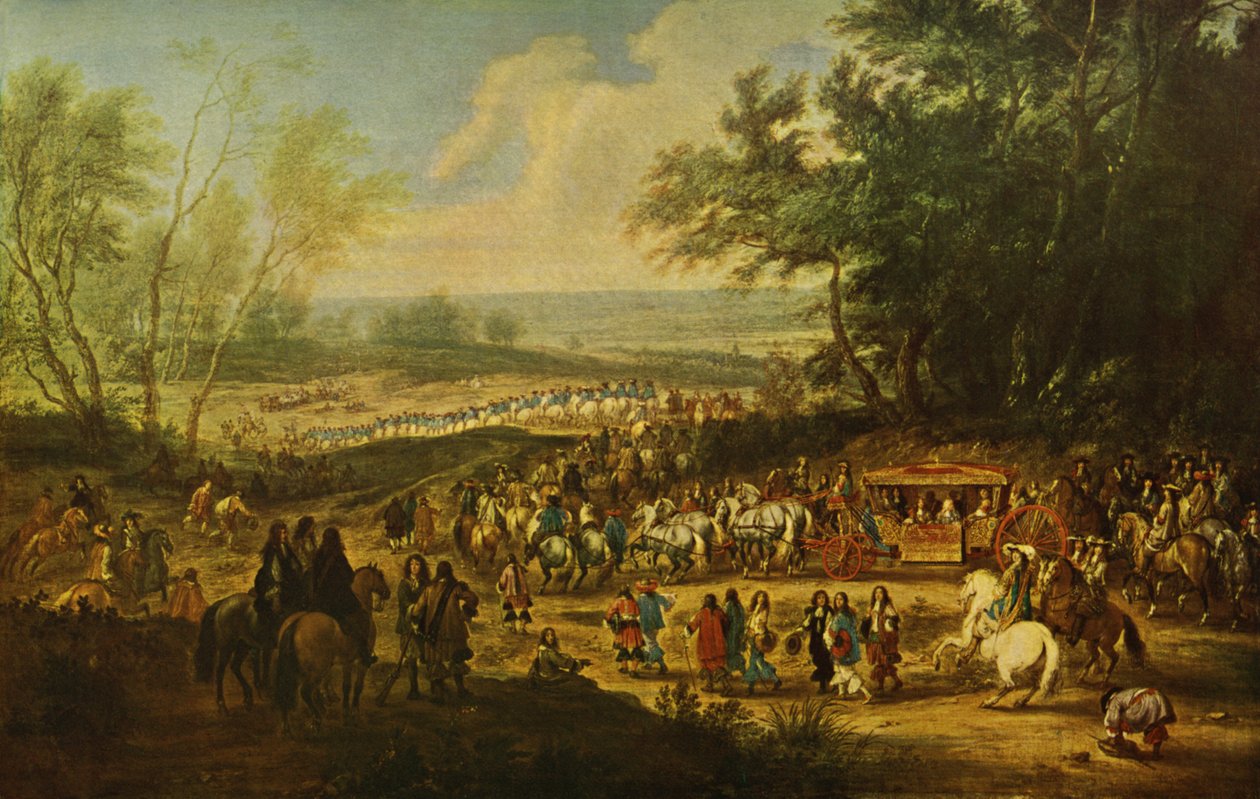 الملك لويس الثامن عشر بواسطة Adam Frans van der Meulen