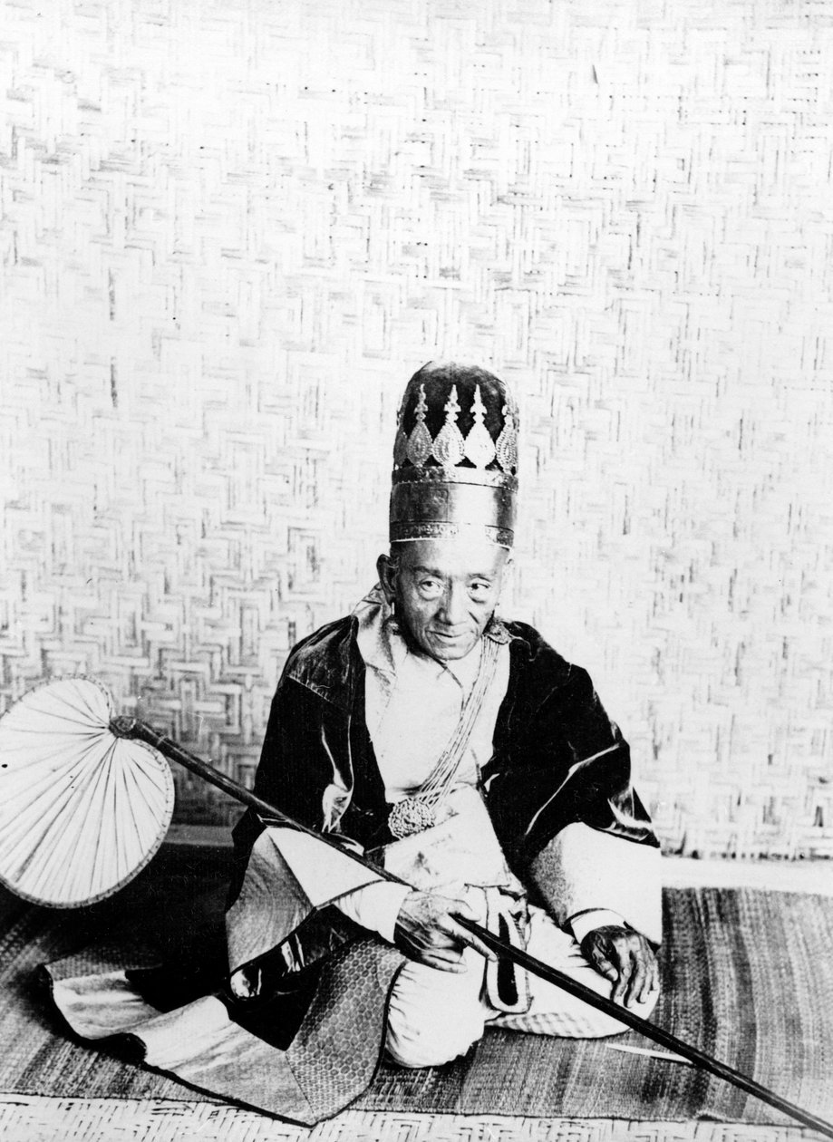 وزير دولة الملك تيباو من بورما ، ج. 1885 (صور من وزن الجسم) بواسطة آدم ر. وايت