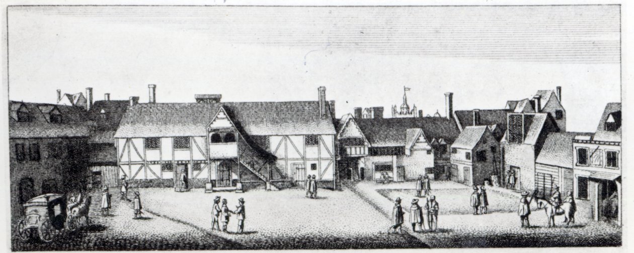 المنظر الجنوبي من Arundel House في لندن ، محفور بواسطة Wenceslaus Hollar في 1646 ونشر في عام 1792 بواسطة آدم ألكسيوس بيرلينج