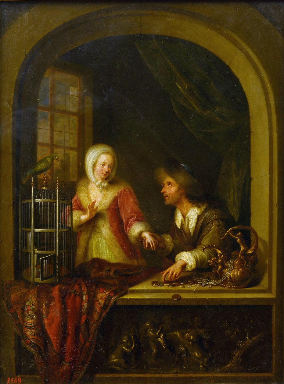 المُغوي مثل براون ، آدم (1748-1827). زيت على قماش بواسطة آدم براون