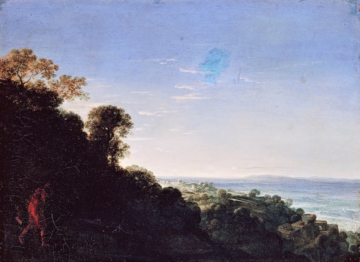 Aurora (Morgenlandschaft, Morning landscape), Painting by Adam Elsheimer (1578-1610) بواسطة آدم الشيمر