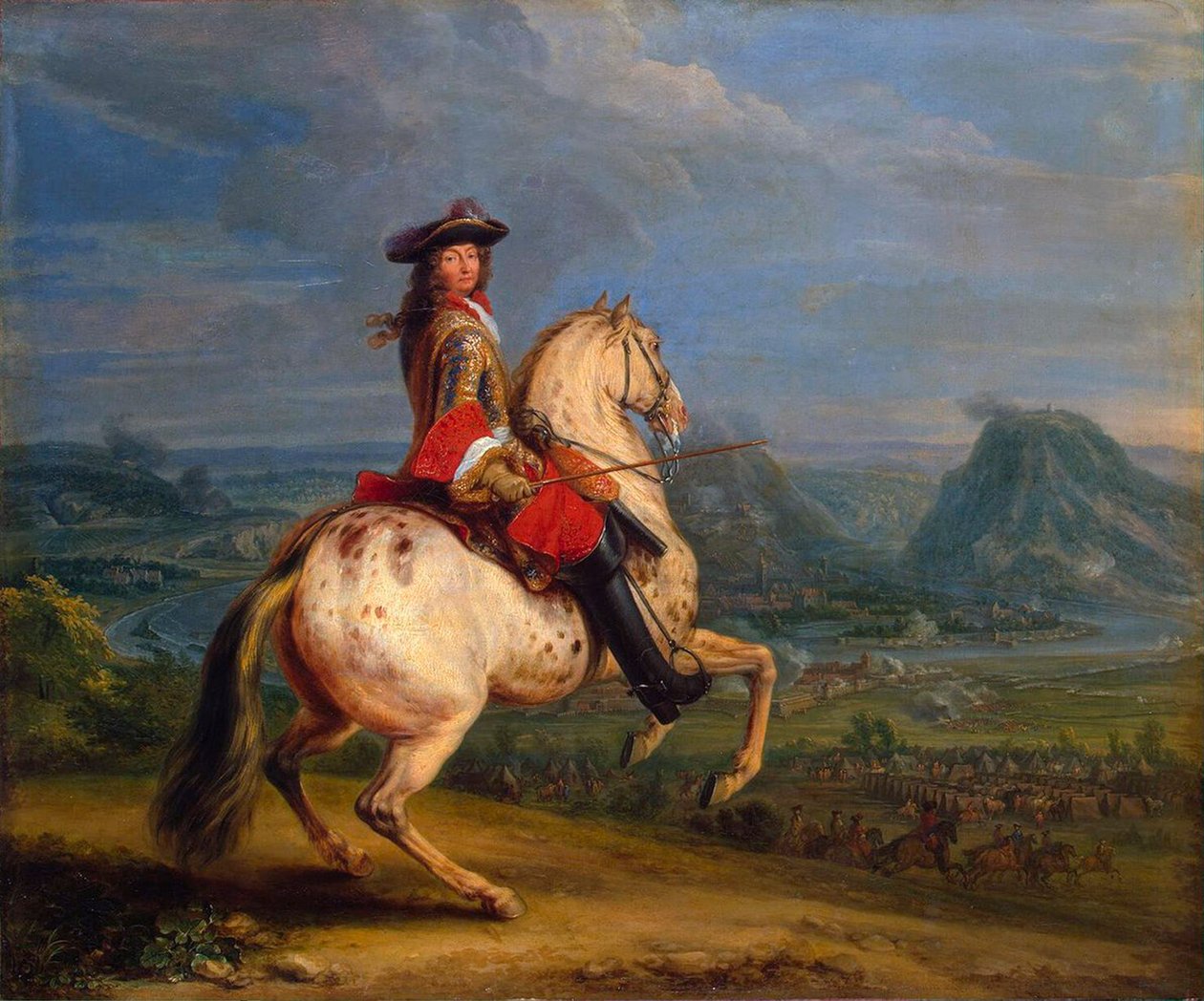 لويس الرابع عشر عند أخذ بيزانسون ، 1674. بواسطة آدم فرانس ميولين فان دير