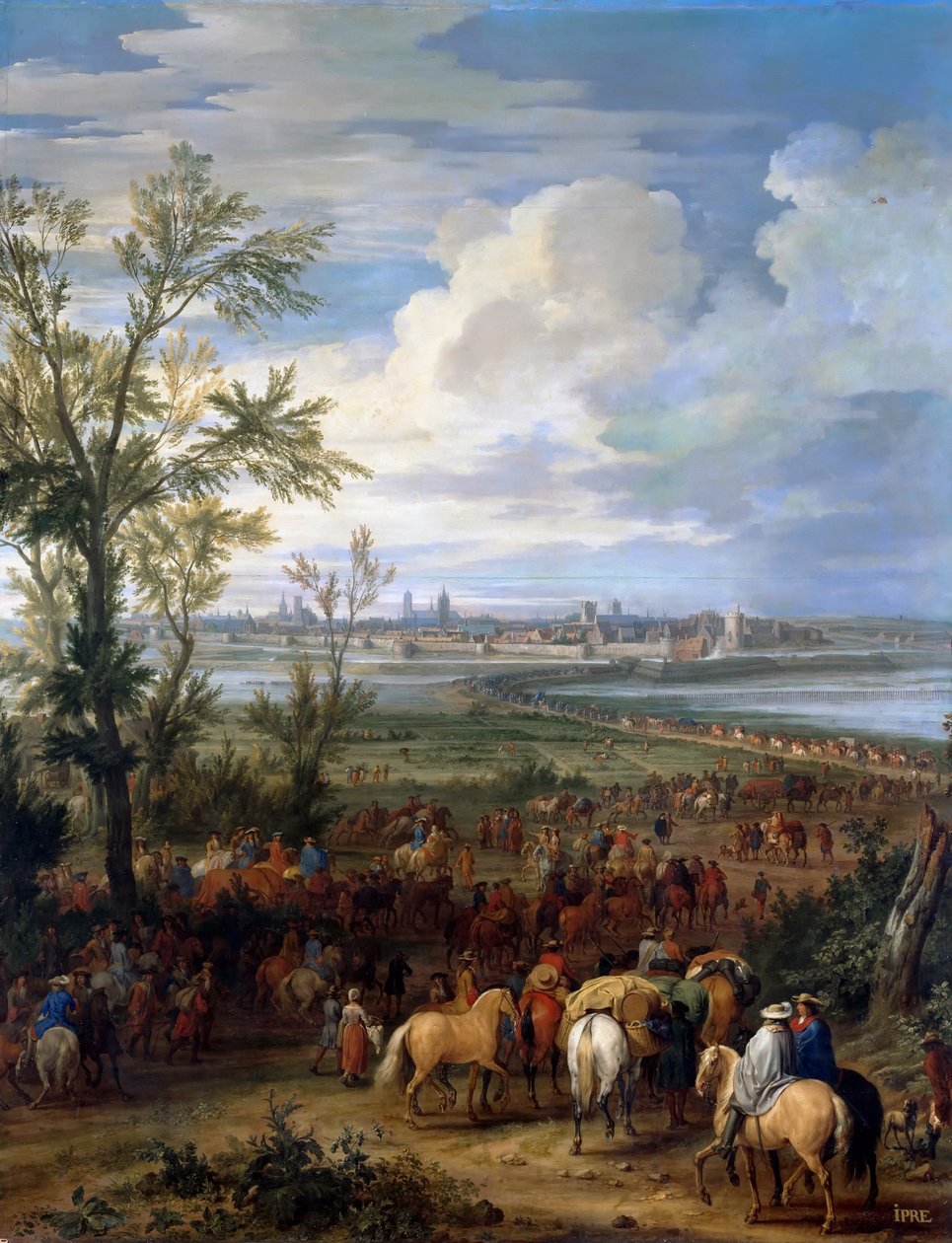 حصار ايبرس ، مارس 1678 بواسطة آدم فرانس ميولين فان دير