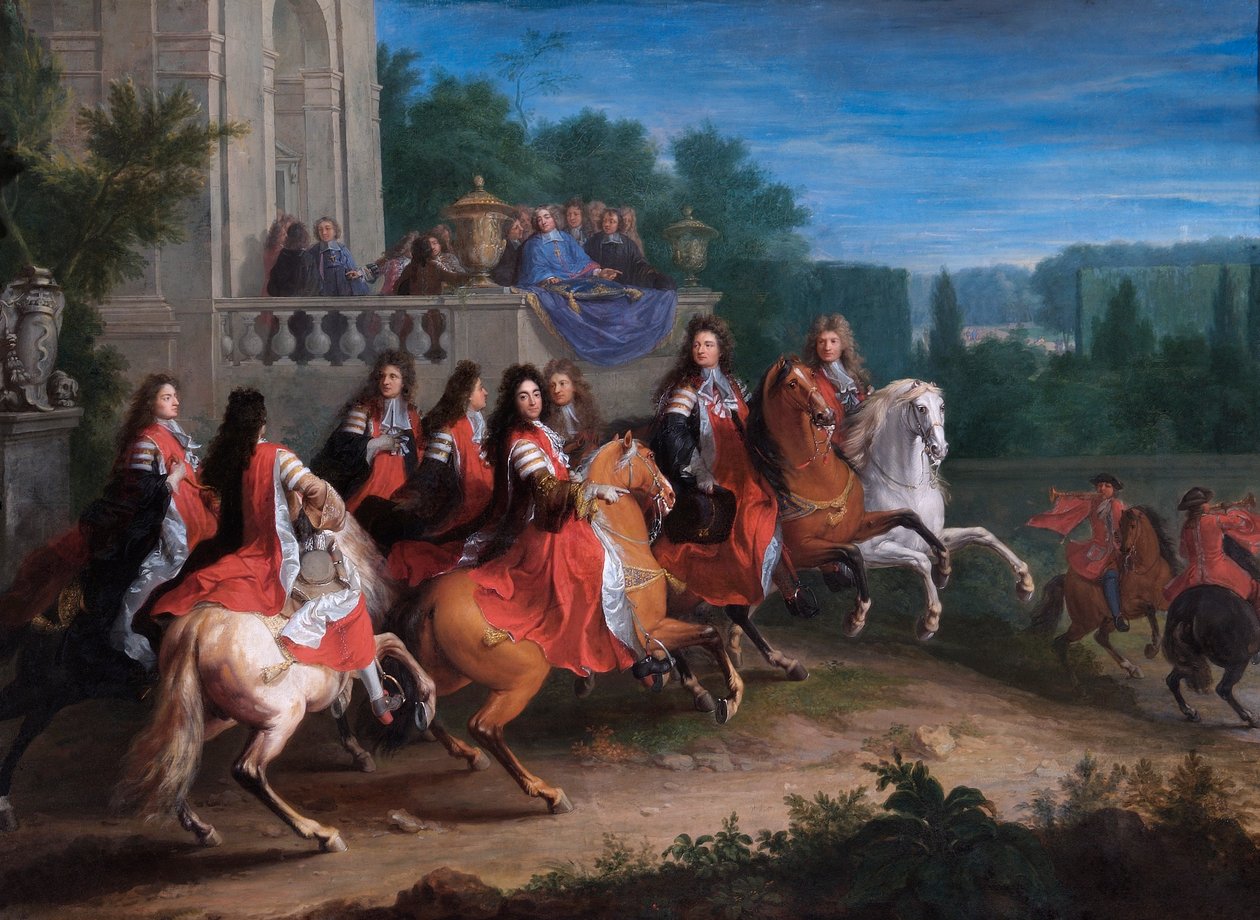 "عائلة كولبير" ، c1680-c1683 بواسطة Adam Frans van der Meulen