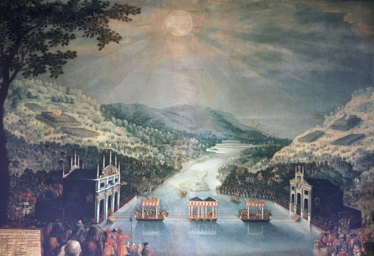 التسليم ، جزر الدراج (زيت على قماش) بواسطة Adam Frans van der Meulen