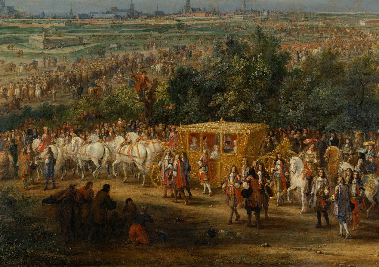 دخول لويس الرابع عشر بواسطة Adam Frans van der Meulen