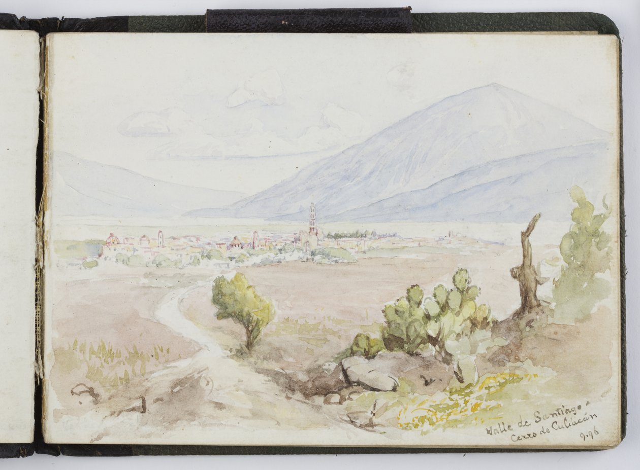 Sketchbook of watercolours, Drawings and Notes, Mexico,1896-1898 (watercolor) بواسطة أديلا بريتون