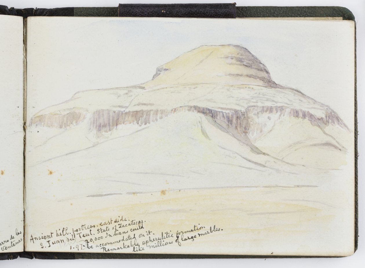 Sketchbook of watercolours, Drawings and Notes, Mexico,1896-1898 (watercolor) بواسطة أديلا بريتون