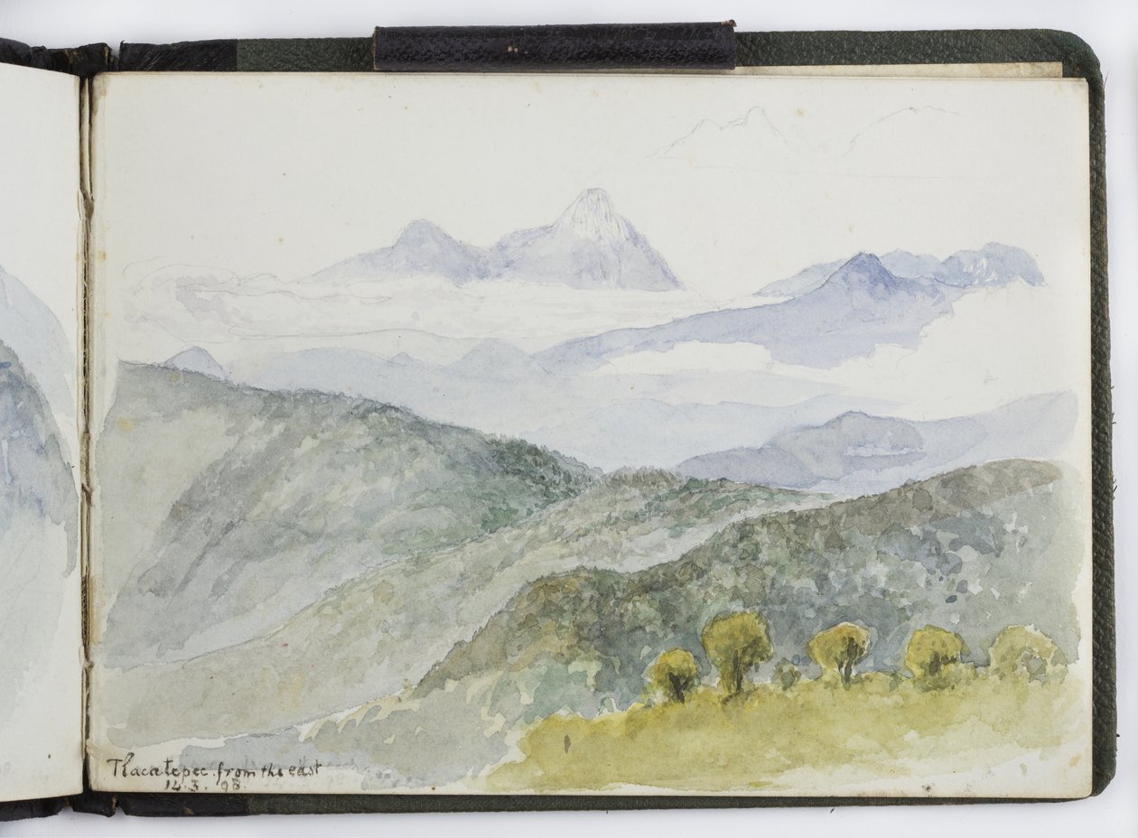 Sketchbook of watercolours, Drawings and Notes, Mexico,1896-1898 (watercolor) بواسطة أديلا بريتون