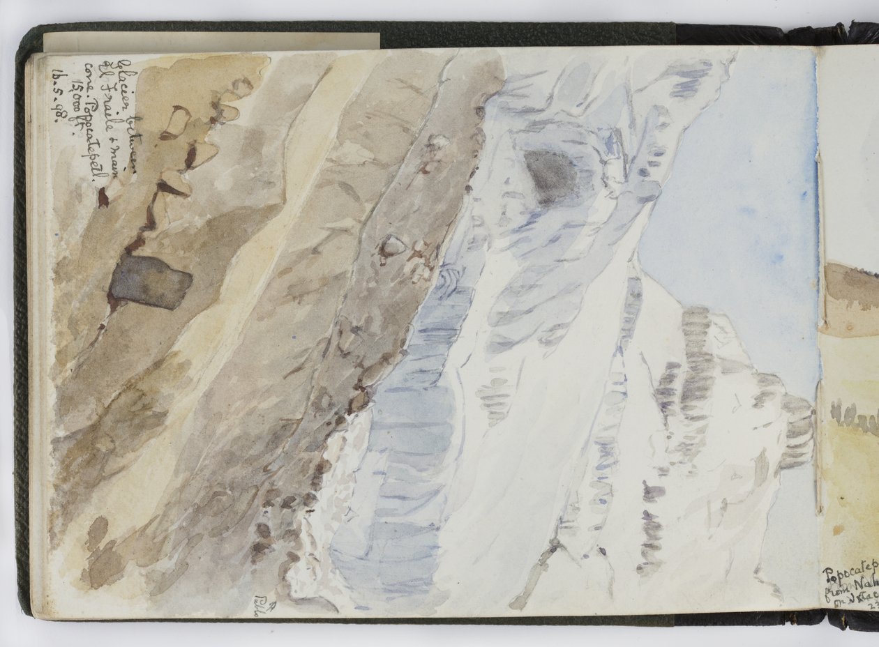 Sketchbook of watercolours, Drawings and Notes, Mexico,1896-1898 (watercolor) بواسطة أديلا بريتون