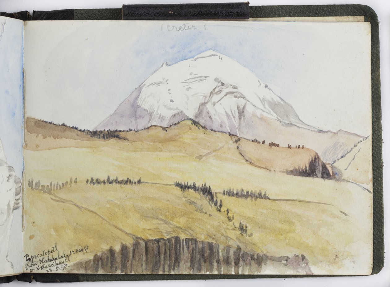 Sketchbook of watercolours, Drawings and Notes, Mexico,1896-1898 (watercolor) بواسطة أديلا بريتون
