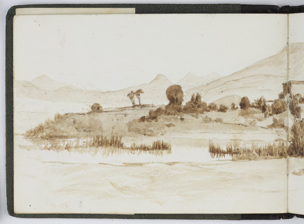 كراسة رسم للألوان المائية والرسومات والملاحظات ، المكسيك ، 1896-1898 (ألوان مائية) بواسطة أديلا بريتون