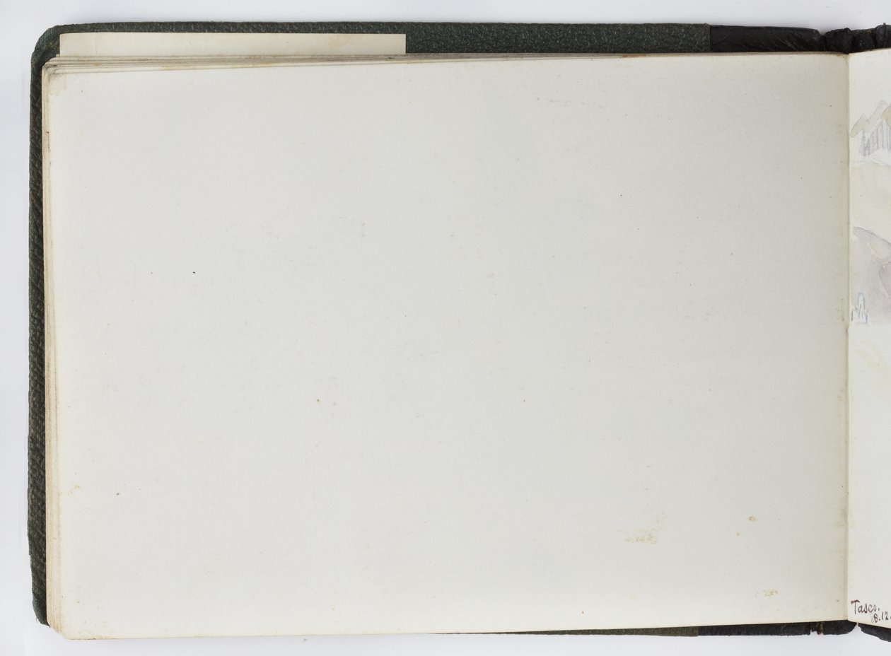 كراسة رسم للألوان المائية والرسومات والملاحظات ، المكسيك ، 1896-1898 (ألوان مائية) بواسطة أديلا بريتون