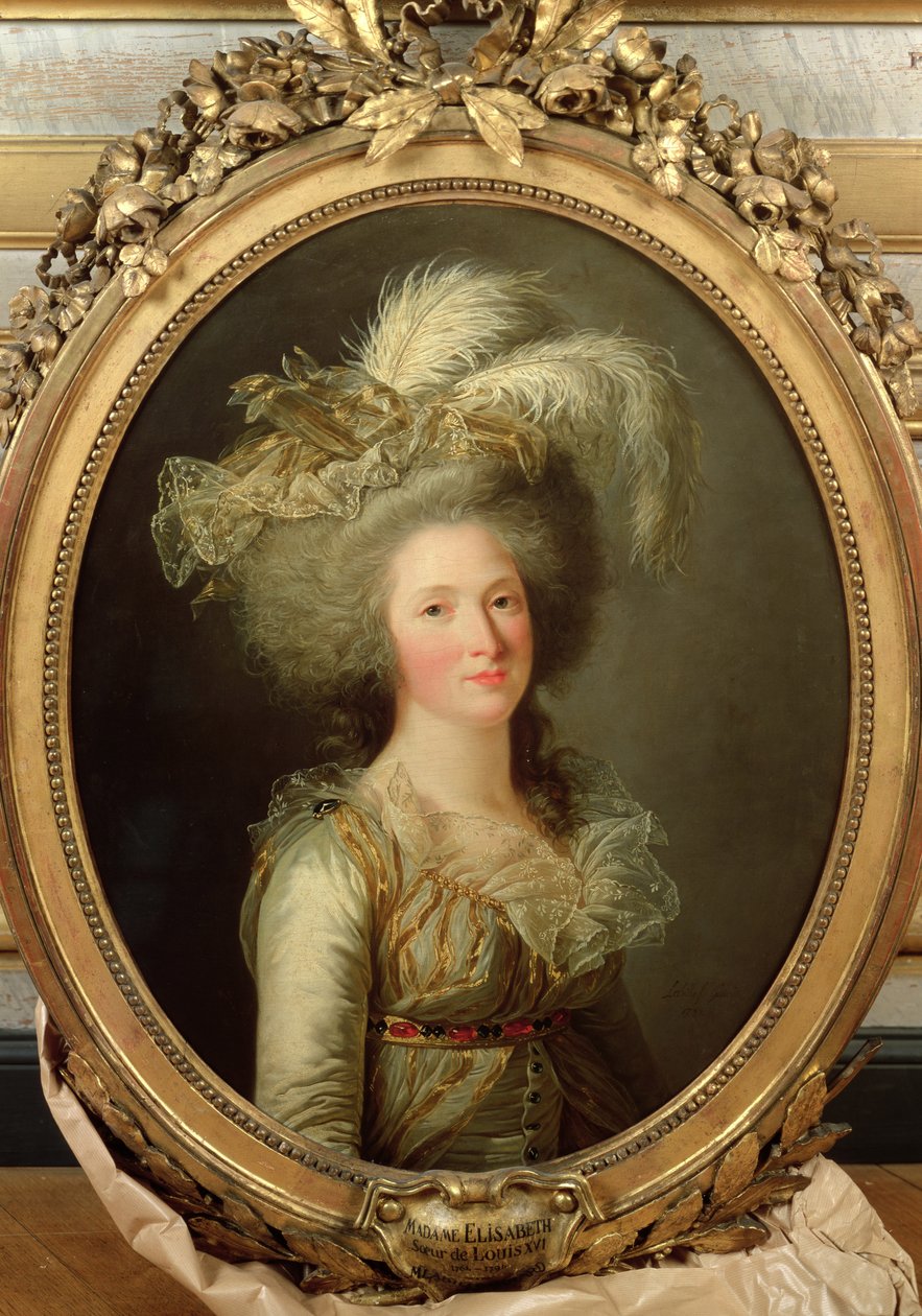 إليزابيث الفرنسية (1764-1794) تسمى مدام إليزابيث ، 1788 بواسطة أديلايد لابيل جويارد