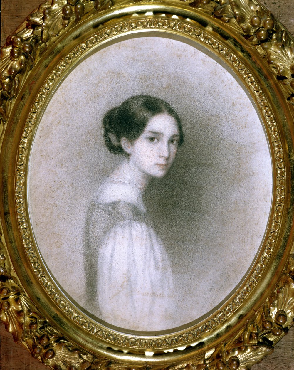 صورة ليوبولدين هوغو (1824-1843) (رسم) بواسطة أديل جولي هوغو