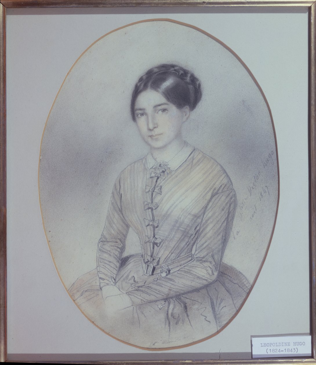 صورة بعد وفاته ليوبولدين هوغو (1824-1843) 1847 (رسم) بواسطة أديل جولي هوغو