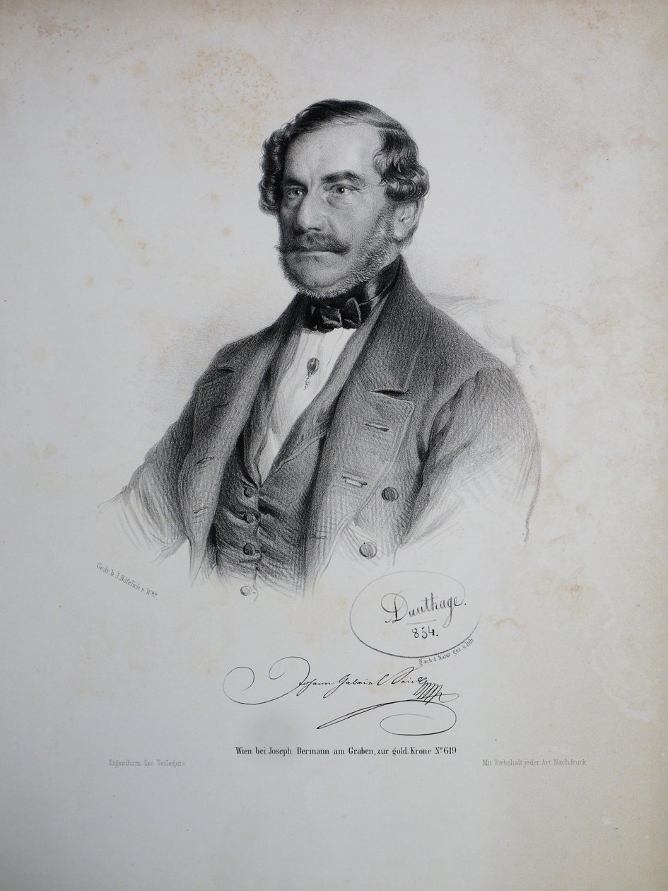 يوهان غابرييل سيدل (1804-1875) بواسطة ادولف دوتاج