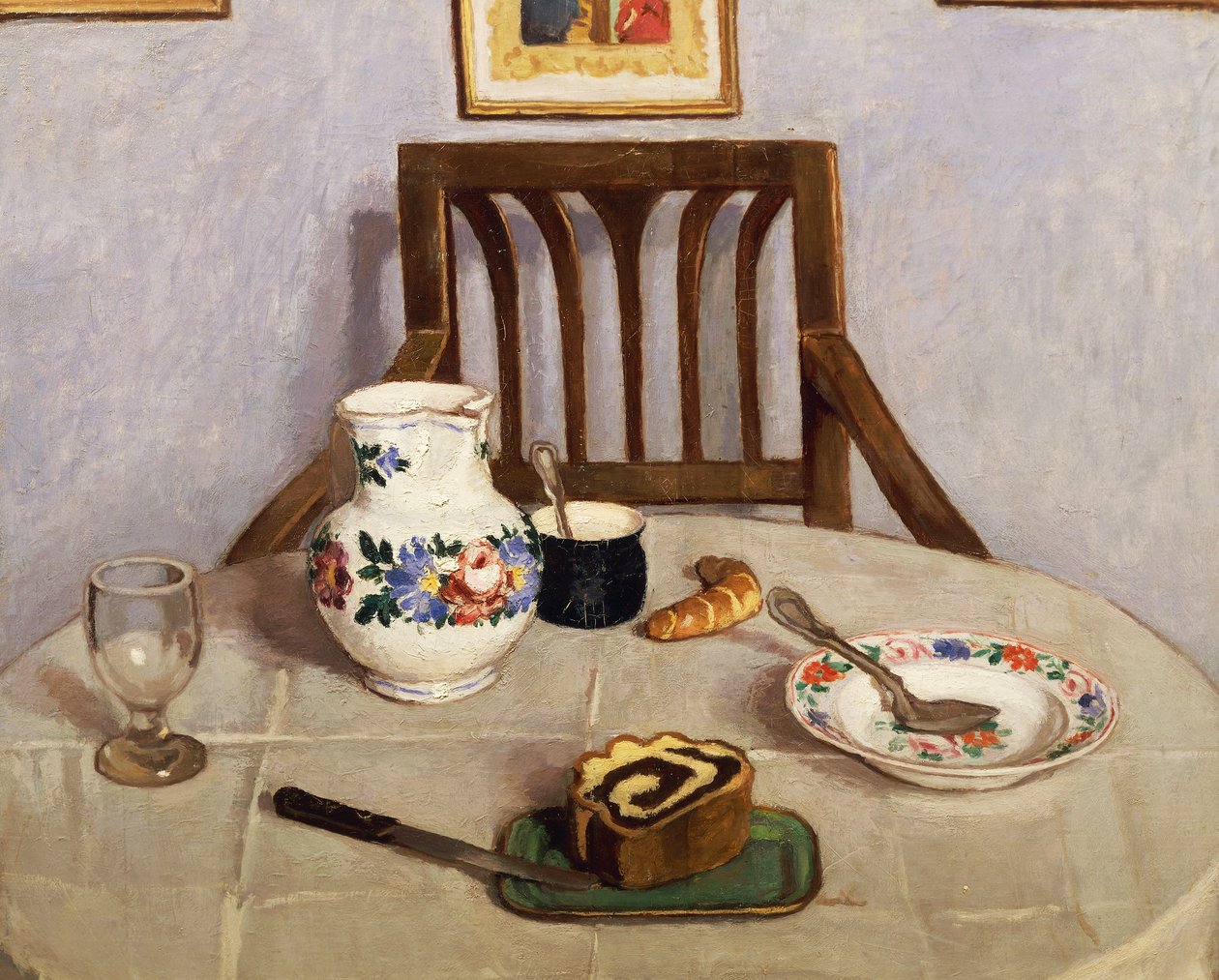 Still life with focaccia بواسطة ادولف فينيس