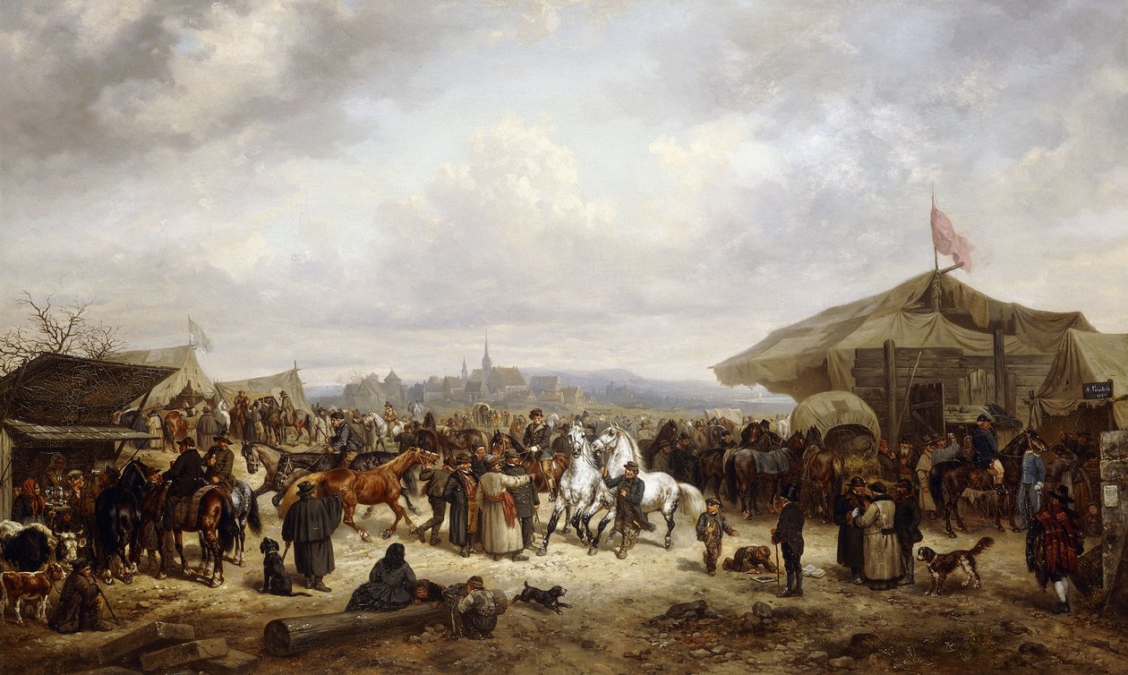 معرض الحصان ، 1863 بواسطة ادولف فريدريش