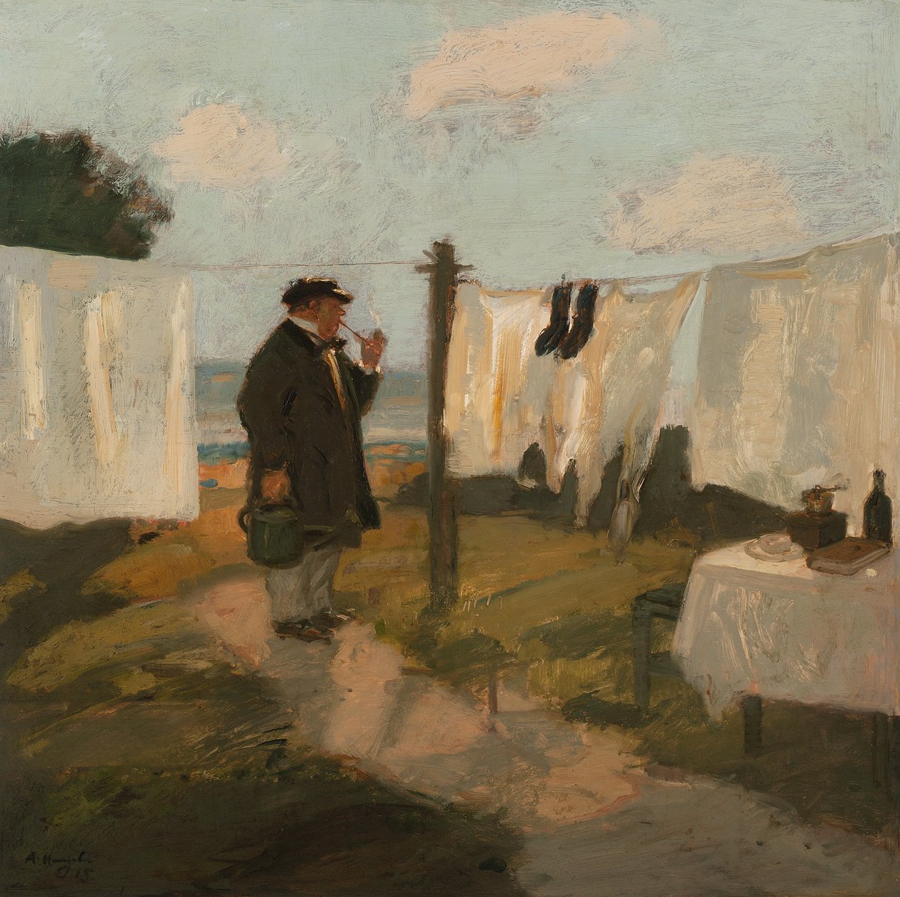 The Bleaching Meadow ، The Wash Meadow ، 1915 بواسطة أدولف هينجيلر