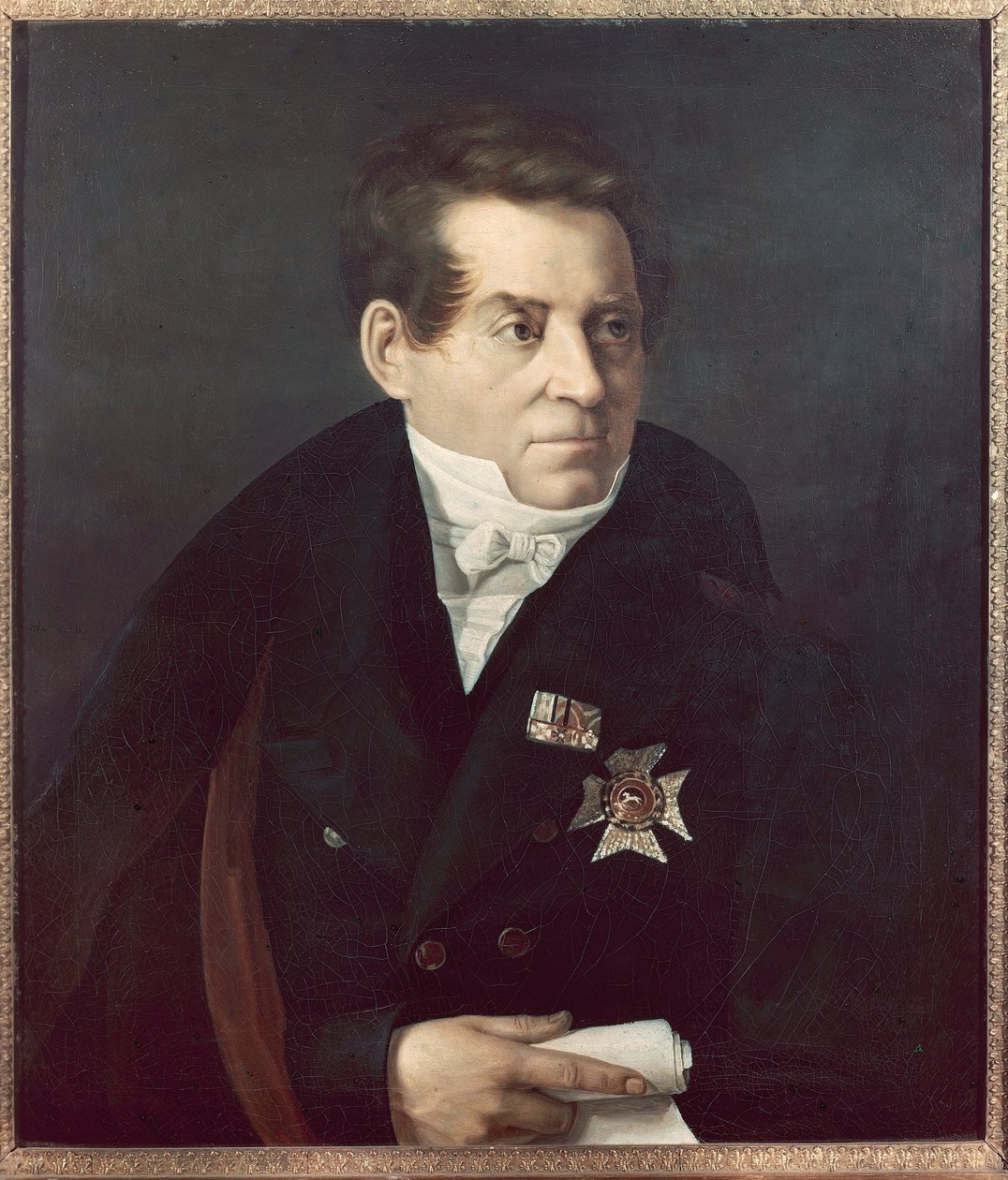Portrait of August Wilhelm von Schlegel بواسطة أدولف هونك