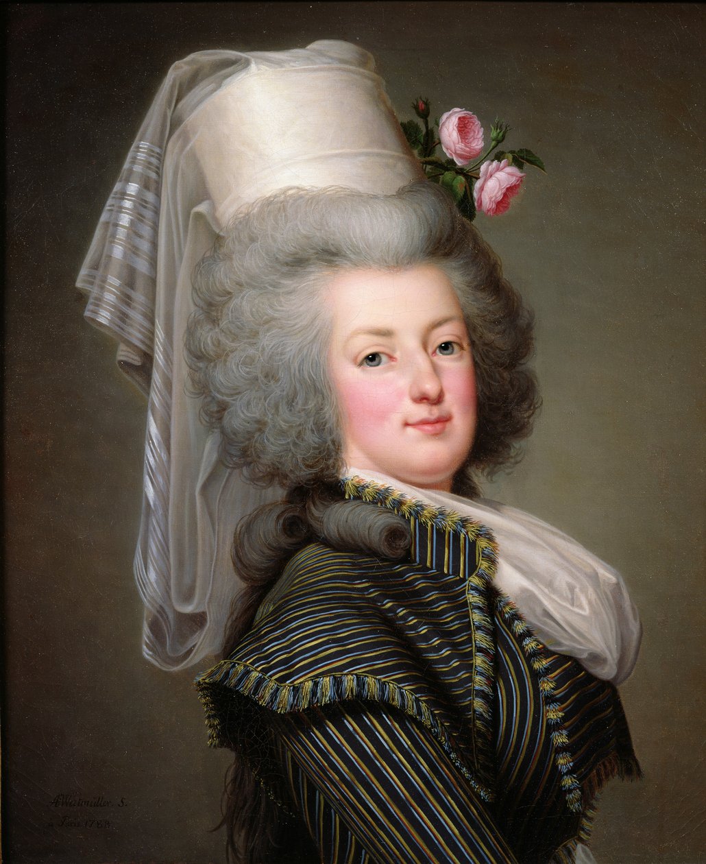 ماري أنطوانيت (1755-1793) من هابسبورغ-لورين ، الأرشيدوقة النمسا ، ملكة فرنسا ونافار ، 1788 بواسطة أدولف أولريتش ويرتمولر