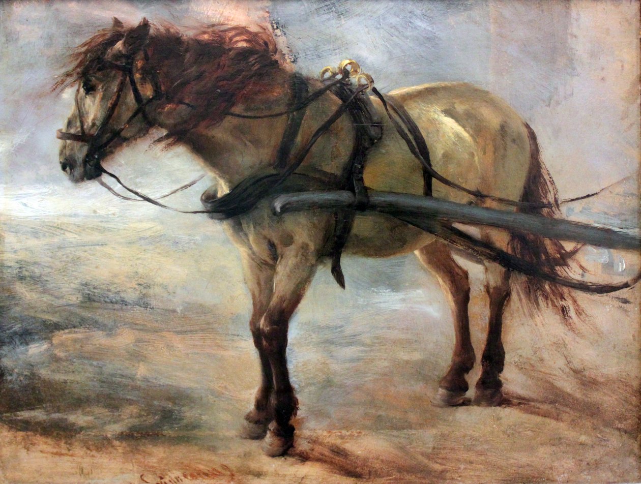 حصان العربة بواسطة أدولف مينزل