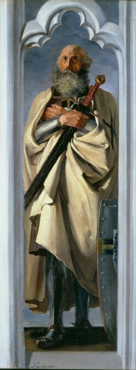 Luther Luder von Braunschweig ، جراند ماستر لفرسان توتوني ، 1846. بواسطة أدولف مينزل