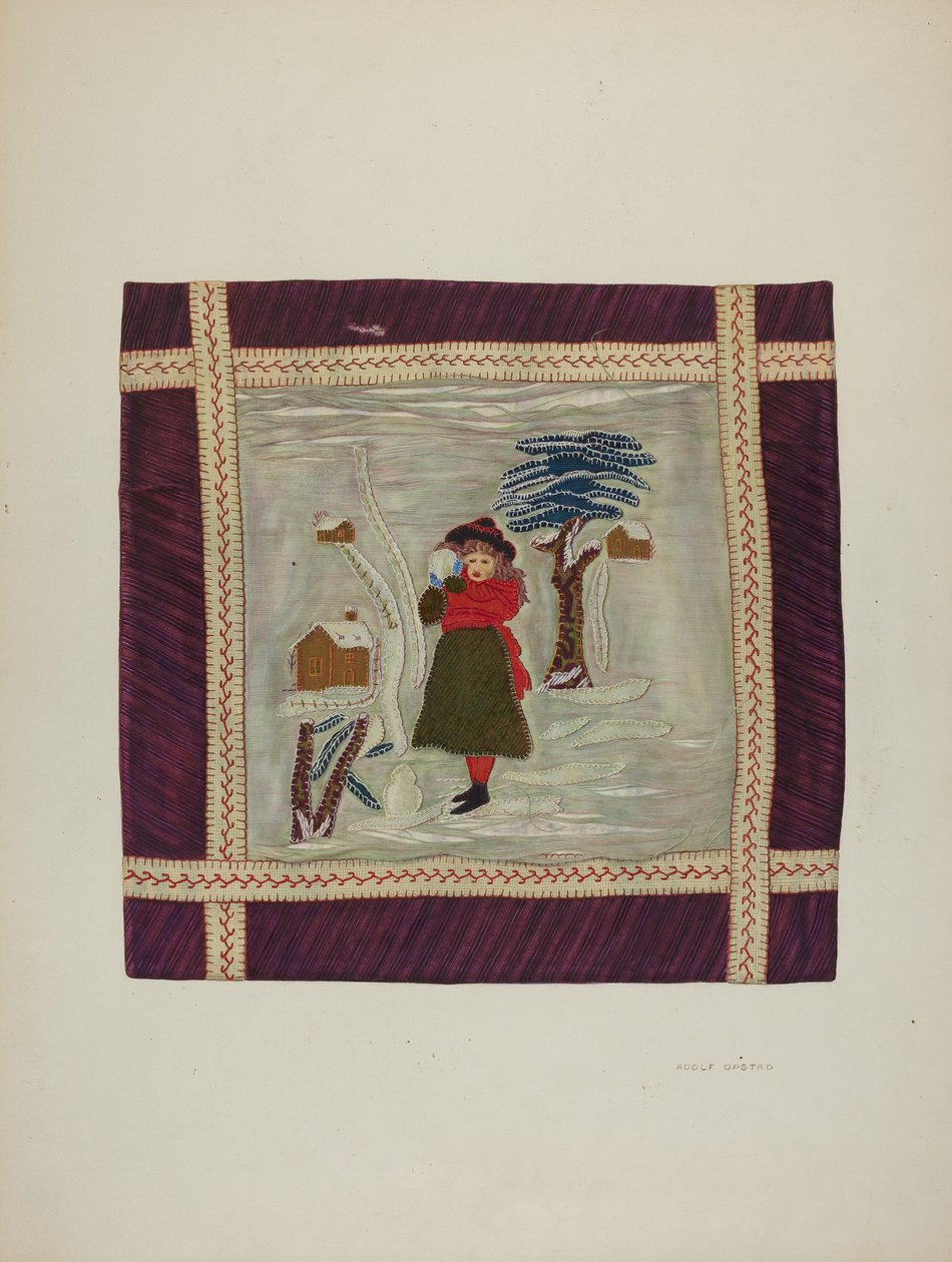 تفاصيل غطاء زين ، 1941. بواسطة أدولف أوبستاد
