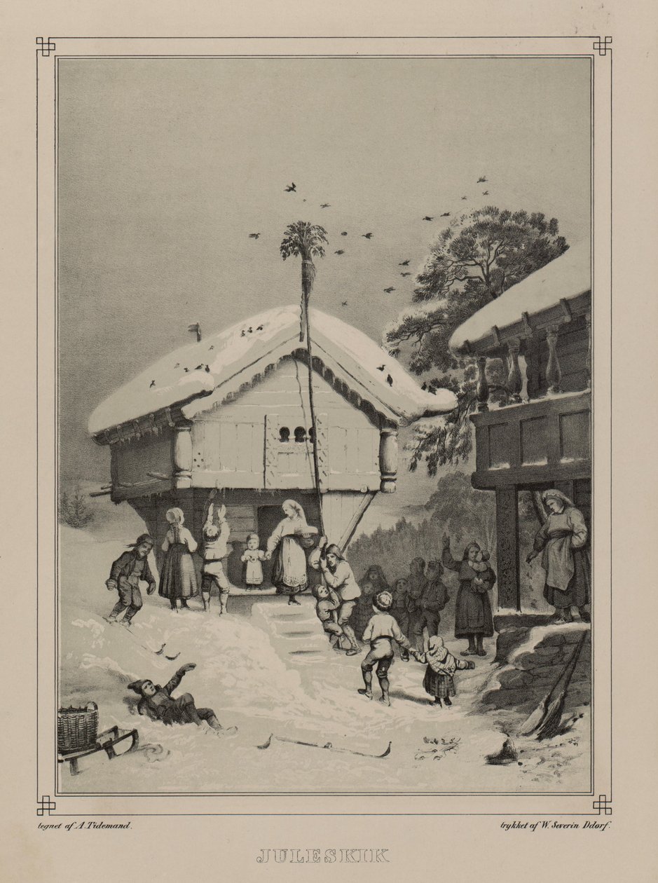 رسم توضيحي مأخوذ من كتاب النرويج الذي أنتجه في رسومات Asbjørnsen، P.Chr. ونشره Chr. Tønsberg (رقم ، 1848) بواسطة أدولف تيدماند