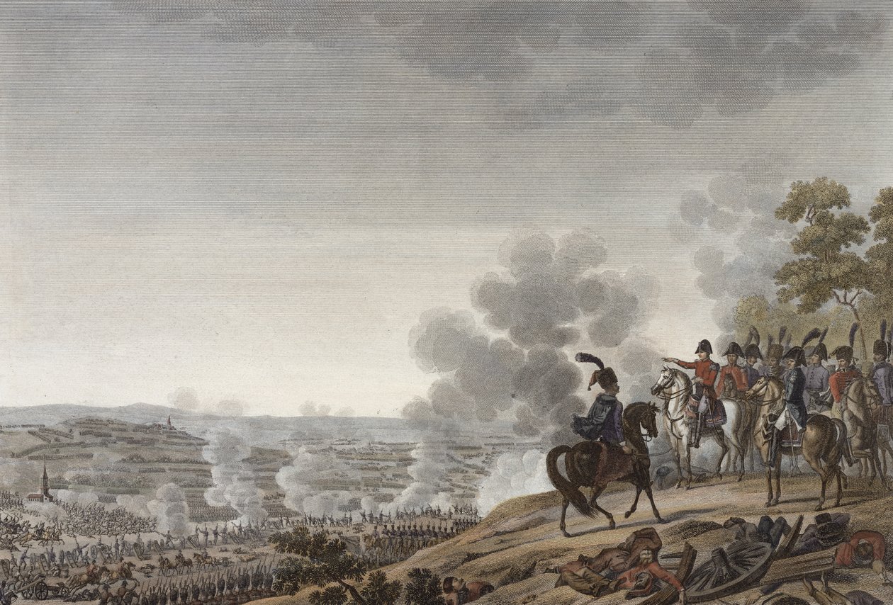 معركة موسكفا ، 7 سبتمبر 1812 ، نقشها جاك كوتش (م 1759) (أكواتينت) بواسطة أدولف روهن