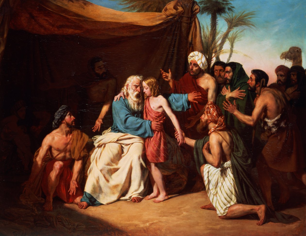 رفض يعقوب الإفراج عن بنيامين ، 1829 بواسطة أدولف روجر