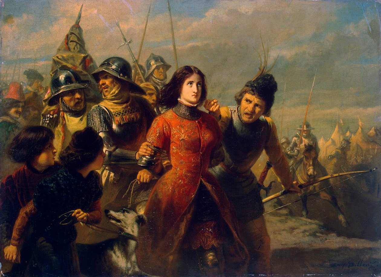 القبض على جان دارك ، ١٨٤٧-١٨٥٢. بواسطة Adolphe Alexander Dillens