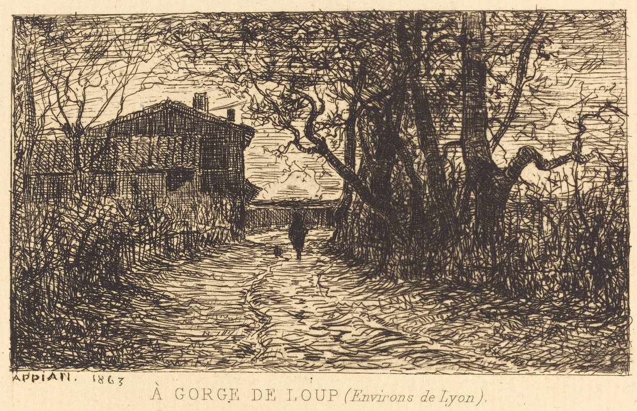 في Gorge de Loup بواسطة أدولف أبيان