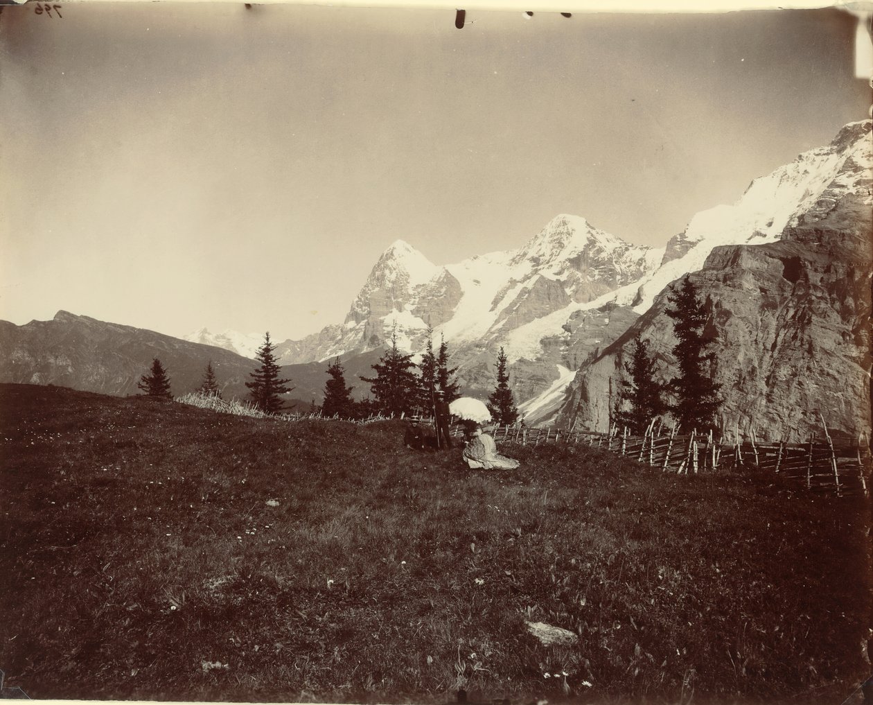 المناظر الطبيعية ، سويسرا ، ج. 1860. بواسطة أدولف براون