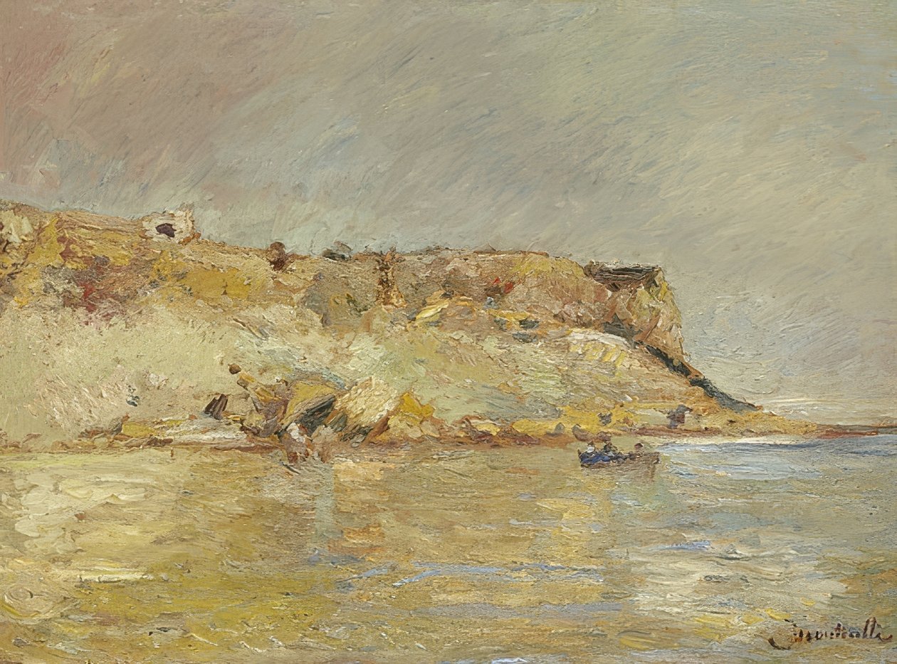 ساحل صخري. 1870-80 بواسطة أدولف جوزيف توماس مونتيسيلي