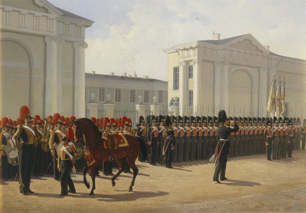فوج Leib Guard Izmailovo ، 1846 بواسطة أدولف لادورنر