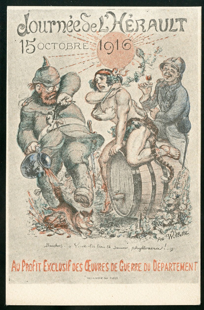 Postcard, Satirical in Colours بواسطة أدولف ليون ويليت