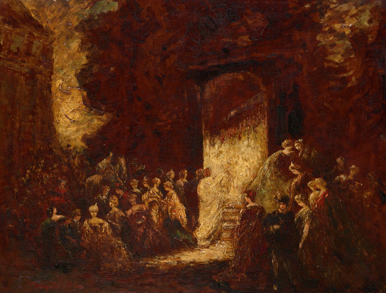 حفلة بعد الظهر ، ج. 1880. بواسطة أدولف مونتيسيلي