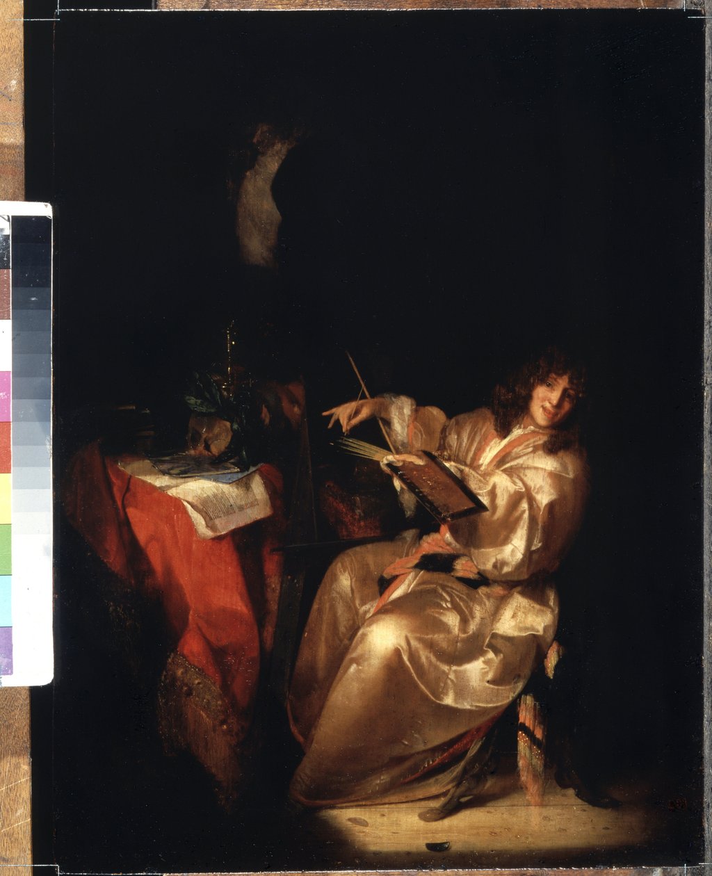 تصوير شخصي. لوحة أدريان فان دير ويرف (1659-1722). زيت على خشب ، ٣٨ ٫ ٥ × ٢٩ سم بواسطة أدريان فان دير ويرف