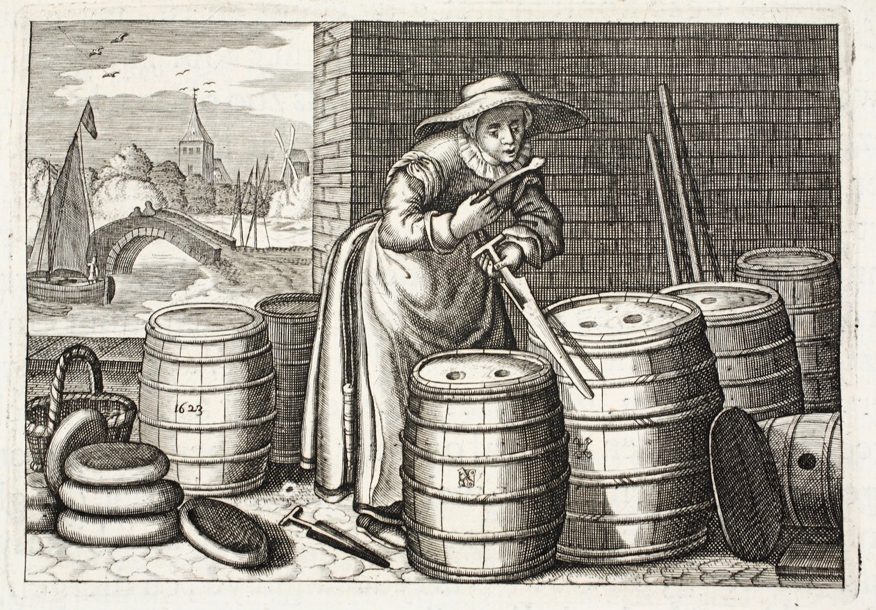 صورة توضيحية ، من "Emblemata of Zinne-werk" بقلم يوهانس دي برون (1589-1658) ، جان جاكوبس شيبر ، أمستردام ، 1661 بواسطة Adriaen Pietersz van de Venne