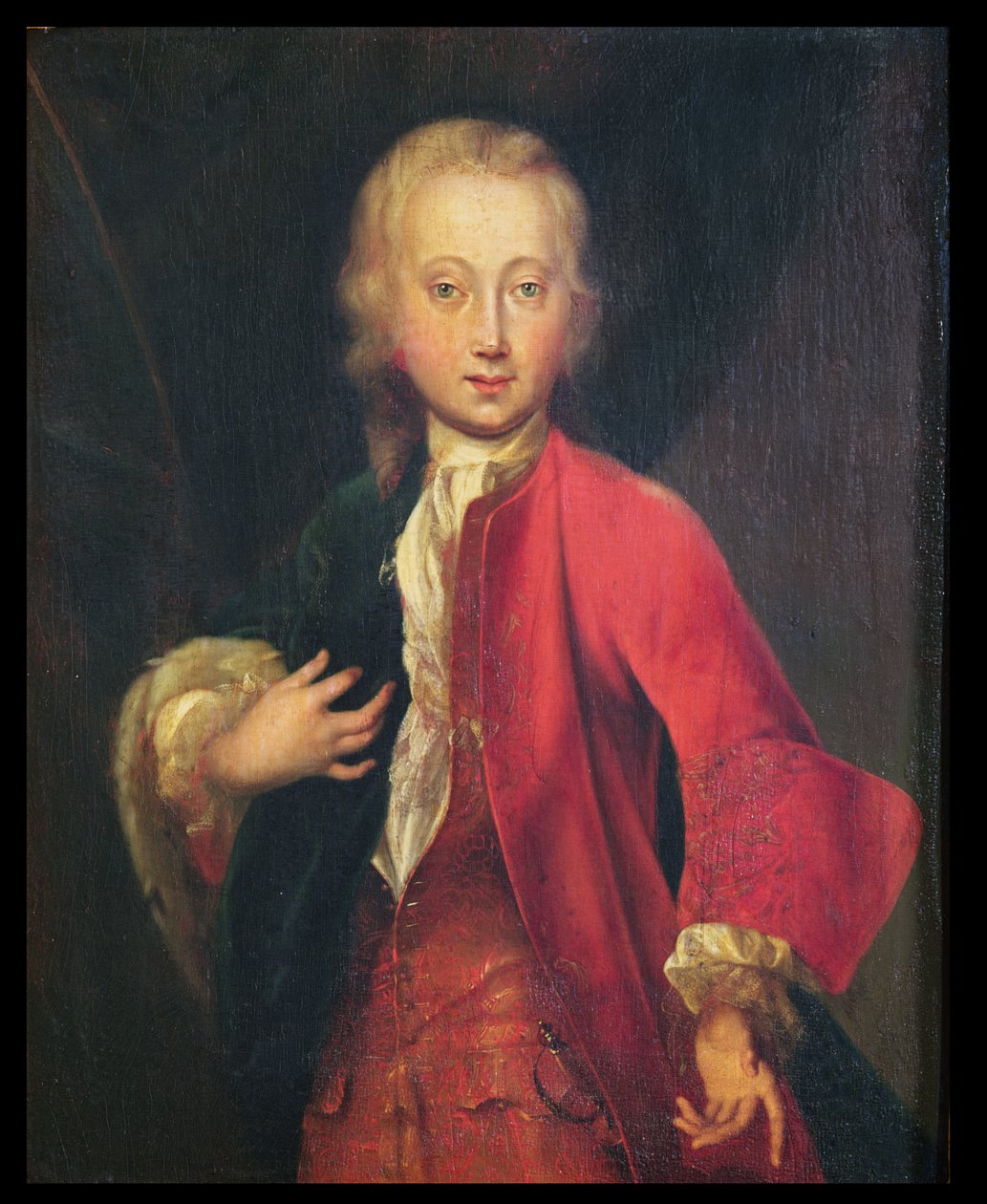 صورة للكومت موريس دي ساكس (1696-1750) من العمر خمسة عشر عامًا ، حوالي 1711 بواسطة أدريان فان دير ويرف