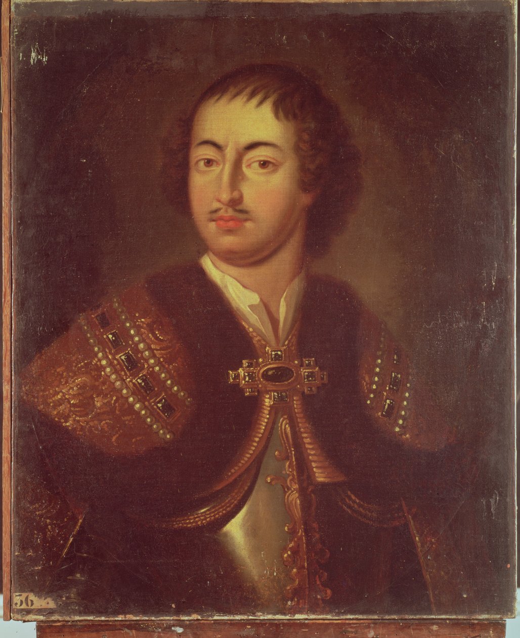 صورة بطرس الأول (1672-1725) بواسطة أدريان فان دير ويرف