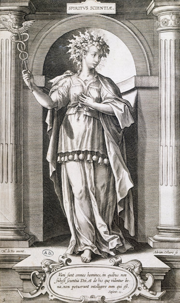 قصة العلوم ، بقلم Adriaen Collaert (حوالي 1560-1618). بواسطة أدريان كوليرت