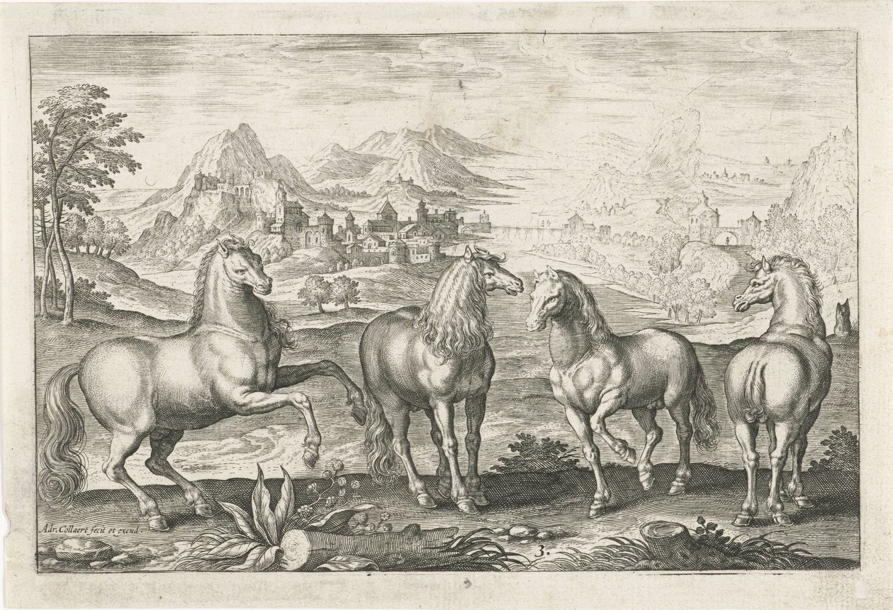 خيل الحيوانات ذات الأرجل الأربعة (عنوان السلسلة) Animalivm Qvaddrvpedvm (عنوان المسلسل) بواسطة أدريان كوليرت