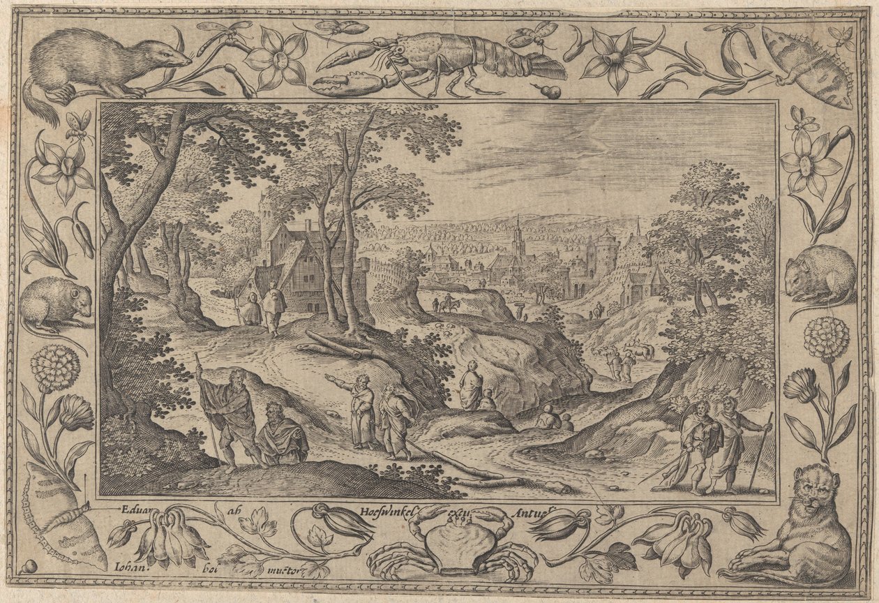 إرسال الرسل ، كاليفورنيا. 1584. بواسطة أدريان كوليرت