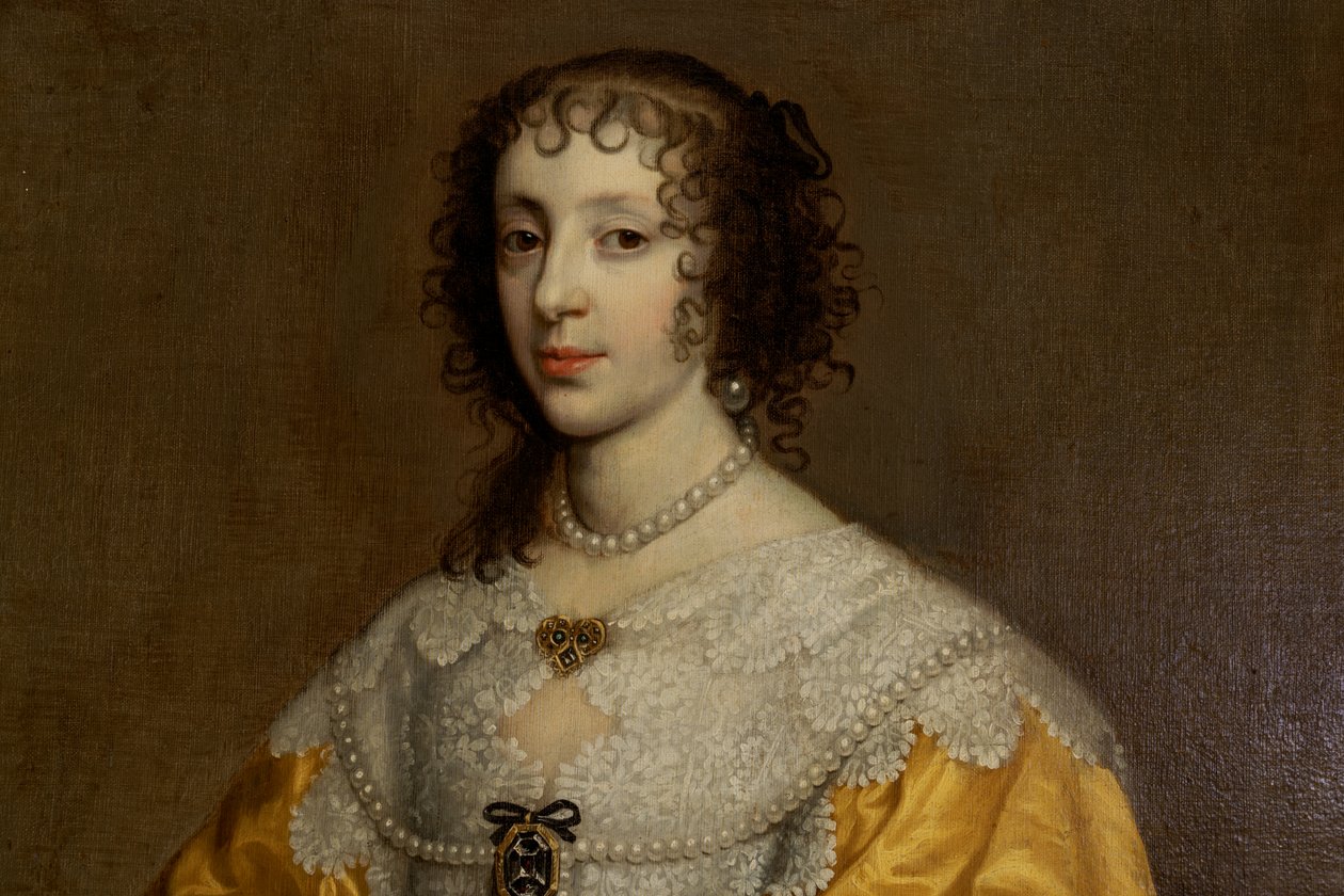هنريتا ماريا ملكة تشارلز الأول (1609-1680) بواسطة أدريان هانيمان