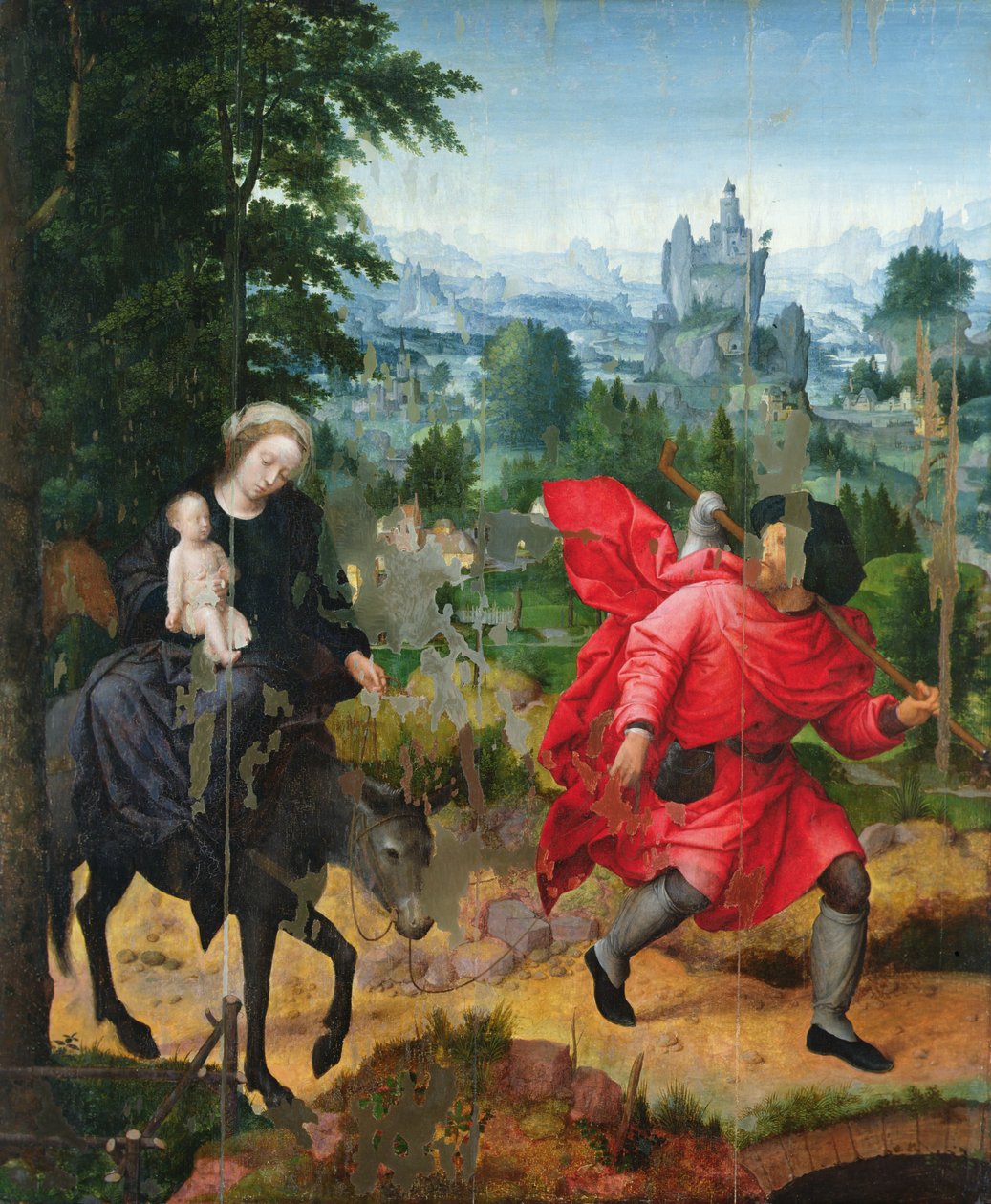 رحلة الى مصر بواسطة Adriaen Isenbrandt أو Isenbrant